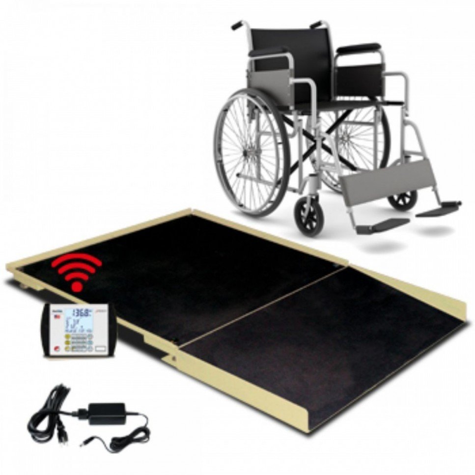 Báscula Digital de Doble Rampa Para Silla de Ruedas